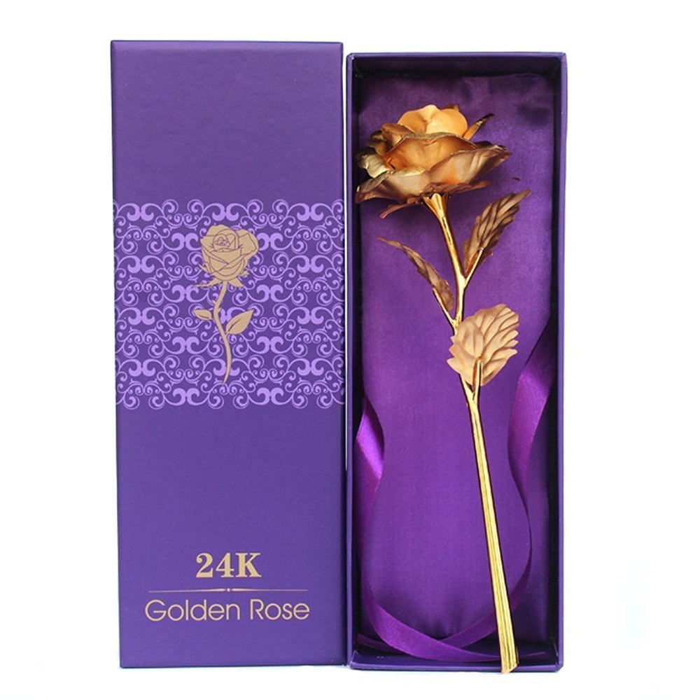 Exclusive Rose In 24 Karat Gold - By Jewel Fuel