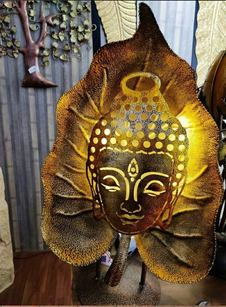 Golden Home Decor Lord Jain Leaf, Size: Size- 17
