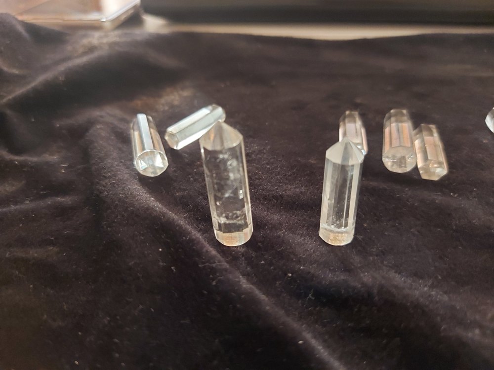 White Natural Crystal Pencil, For Healing, 0.025gram