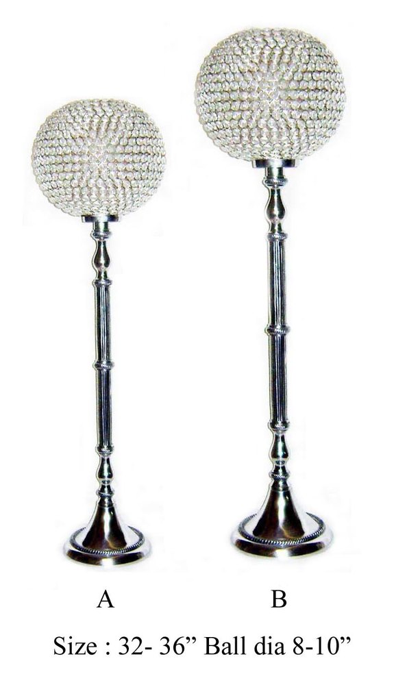Noor International Crystal Globe Centerpiece
