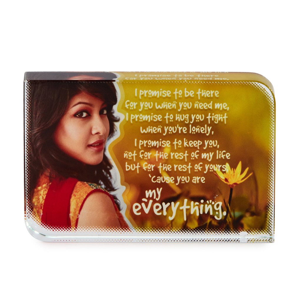 BXP-07 Custom Printable Photo Crystal, For Paper Weight, 150 Mm X100 Mm