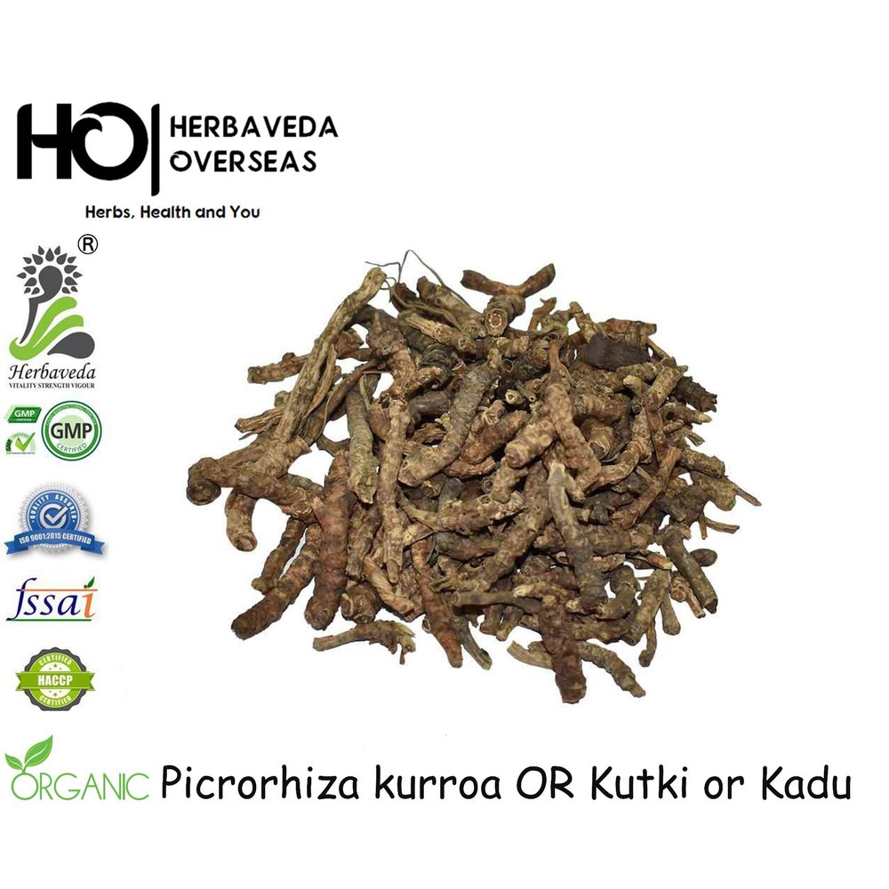 HERBAVEDA Kutki Picrorhiza Kurroa, Packaging Type: Pouch, Packaging Size: 1kg