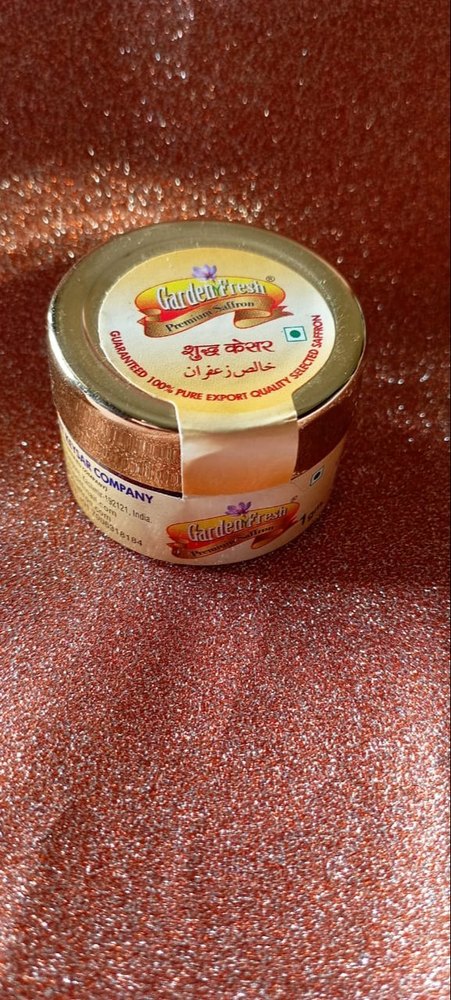 GARDEN FRESH Organic Kashmir Saffron, Packaging Type: Plastic Box, Available