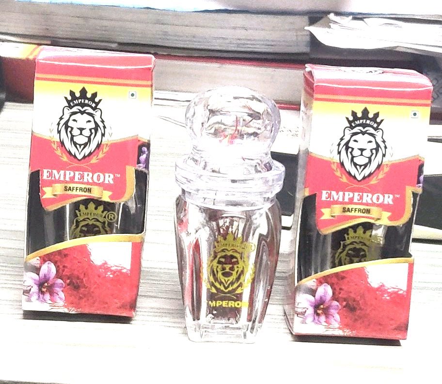 EMPEROR Kashmiri Saffron, Packaging Type: Plastic Box, 25