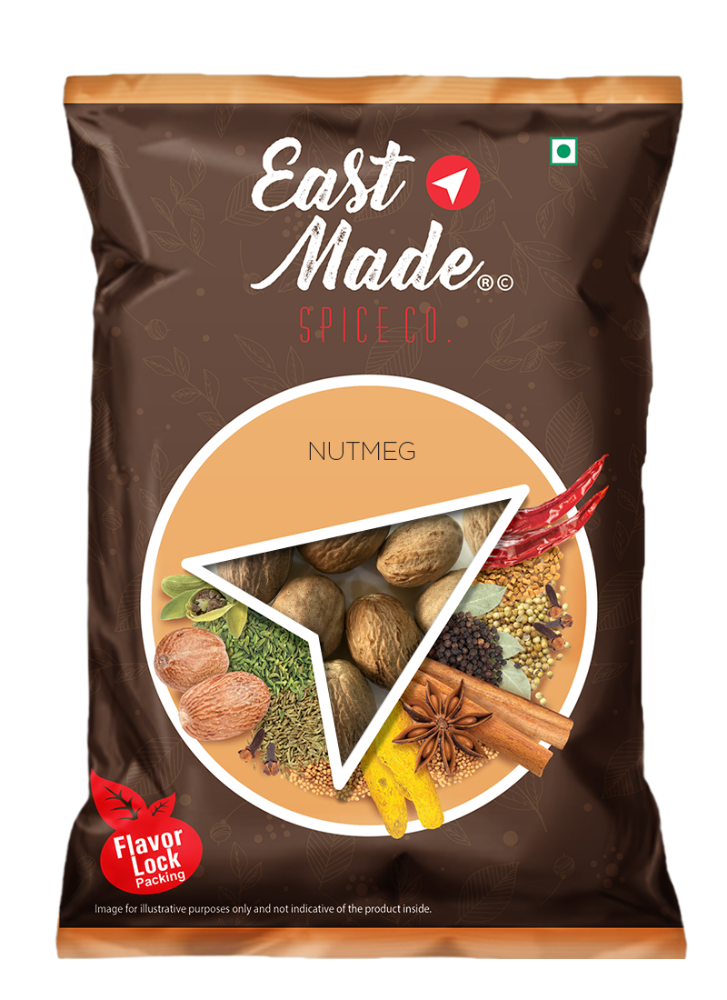 WHOLE Nutmeg Seeds (Jaiphal), Packaging Type: Central Seal Pouch and PP Bag