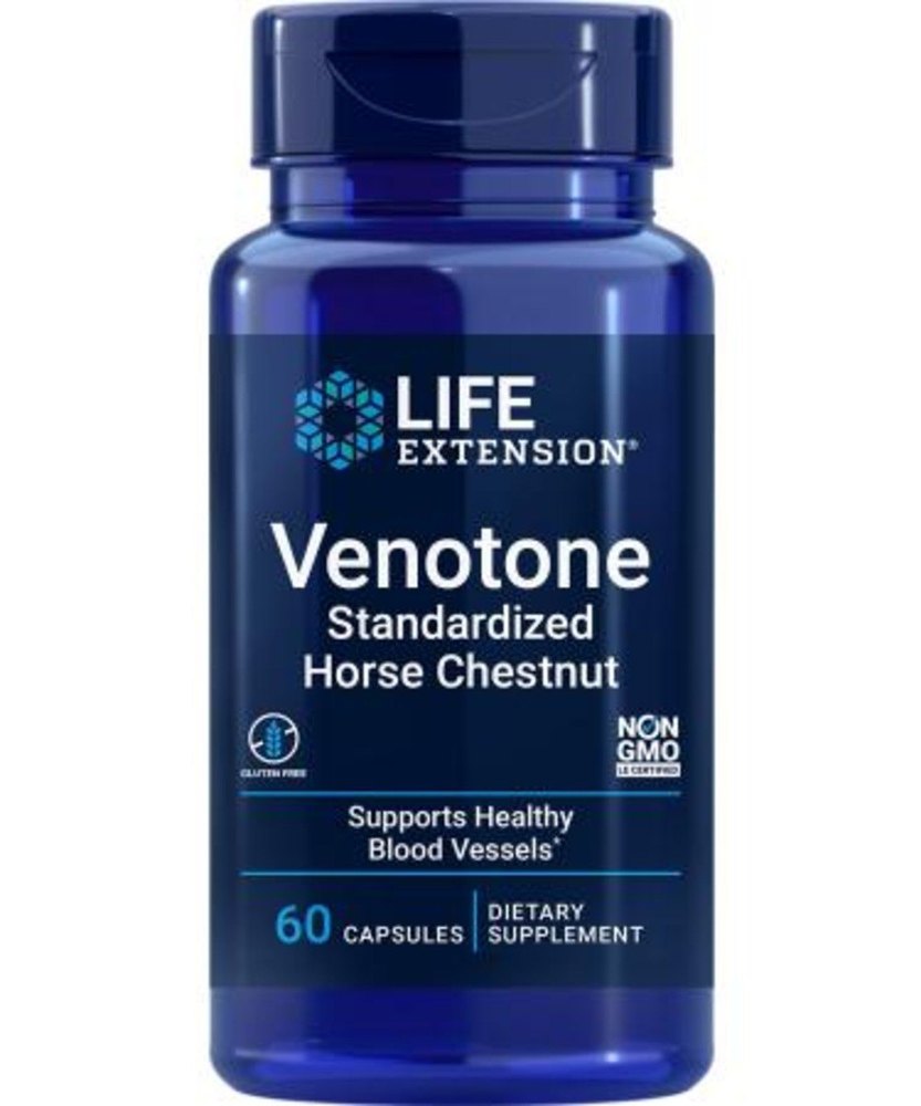 Life Extension Venotone Standardized Horse Chestnut Capsules, For Neurological Disease