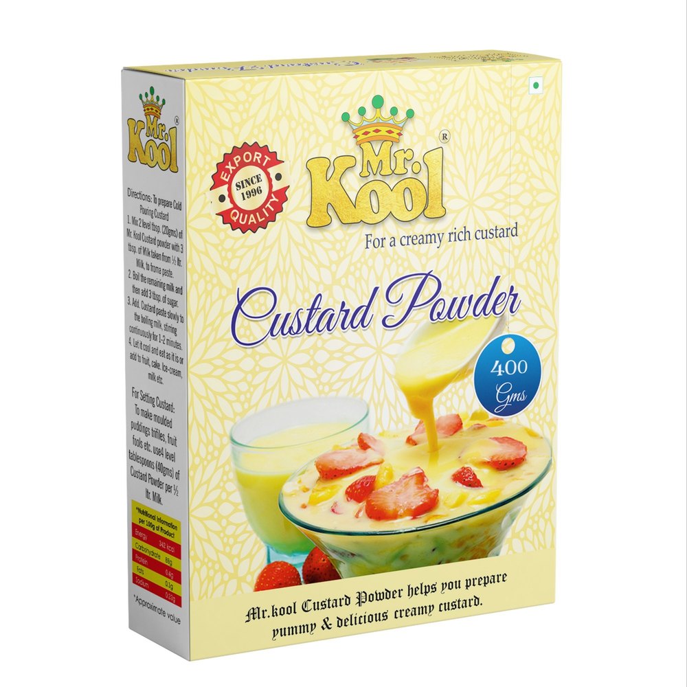Vanilla Custard Powder, Ahmedabad, Pack Type: Paper Bag, Tin