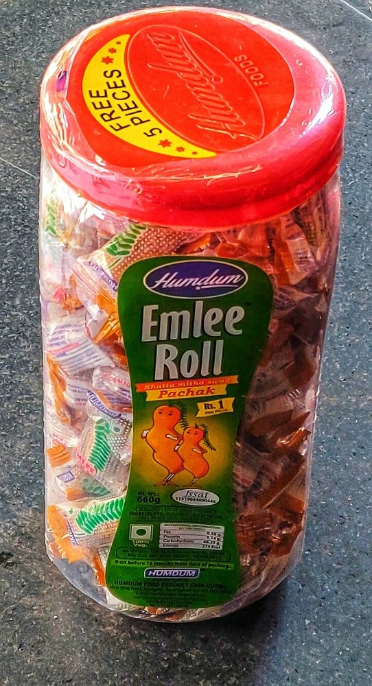 Soft Brown Humdum imli roll, Packaging Type: Plastic Jar
