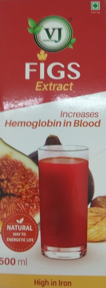 Vj Herbals Figs Extract, Packaging Type: Bottle, Packaging Size: 500 ml