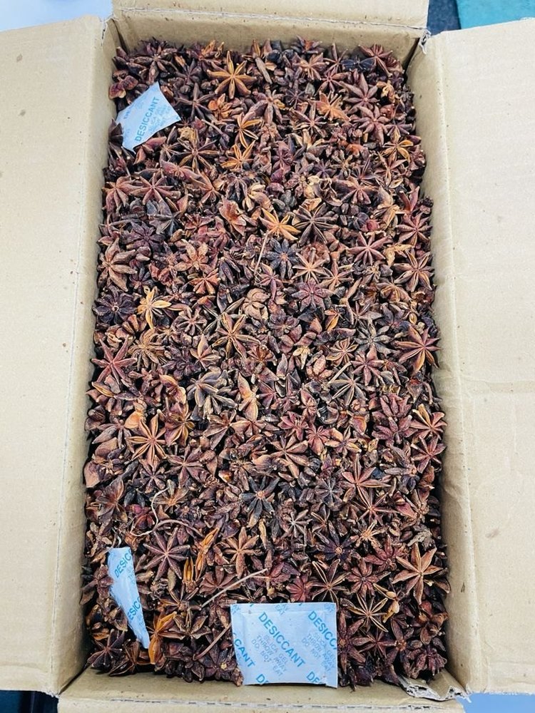 0909611 Star Anise, Packaging Type: Carton, Packaging Size: 5Kg