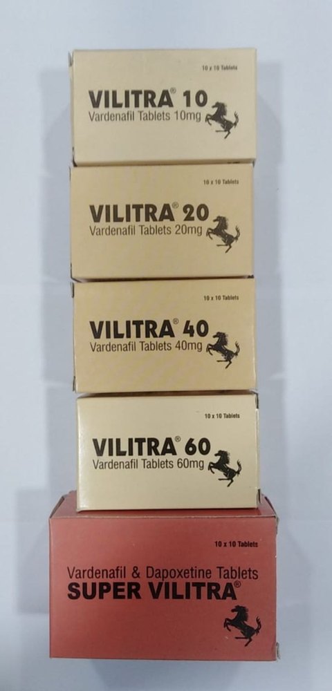 Vilitra Vardenafil Tablets 10, 20, 40 and 60 mg