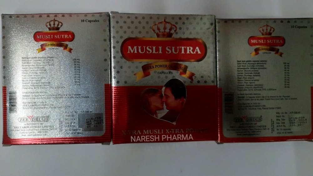 Musli Sutra, 10 * 10 Capsule, Treatment: Reduce Premature Ejaculations
