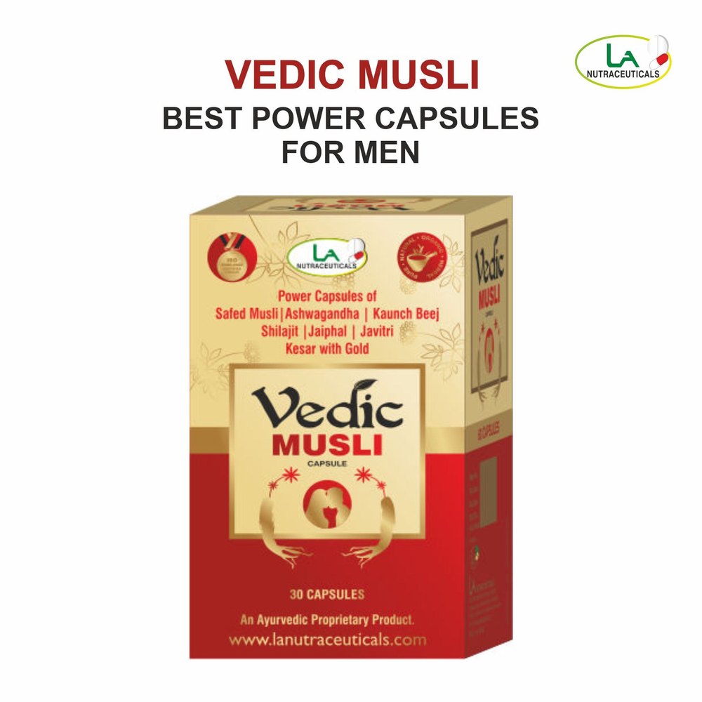 Vedic Musli Capsules (Increases Stamina, Vigour And Vitality )