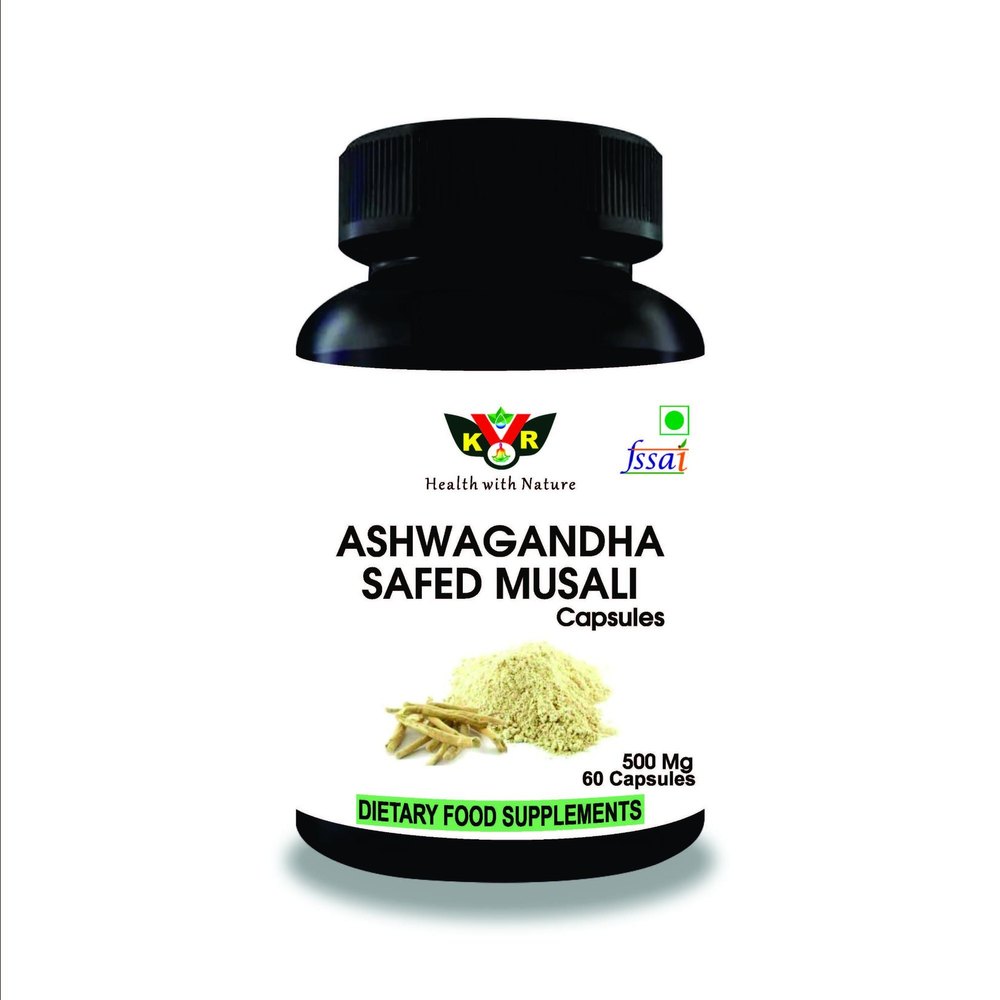 Ashwagandha Safed Musli Capsule, 60 Capsules