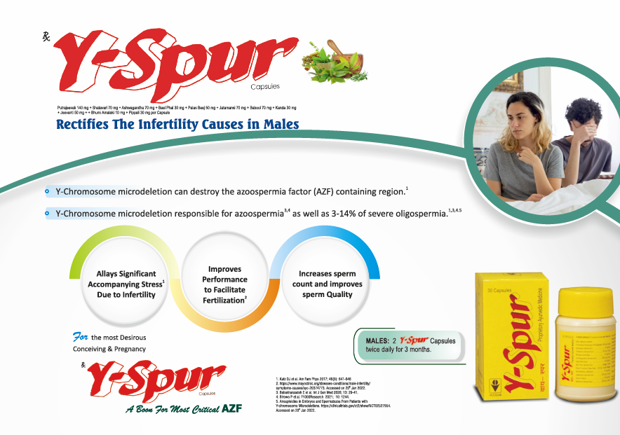 Ayurvedic Y Spur capsules 100% Original VILCO LABS