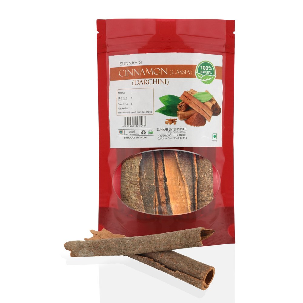Whole Sunnah\'s Cinnamon Cassia -50 gm, For Spices, Packaging Type: Pouch