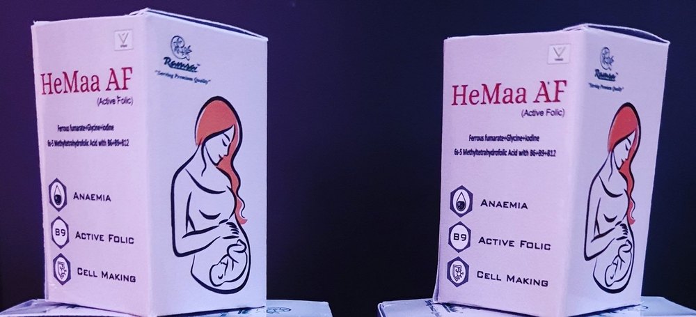 Hemaa AF (Ferrous Fumarate, Collagen & (6s)-5-Methyltetrahydrofolic acid)