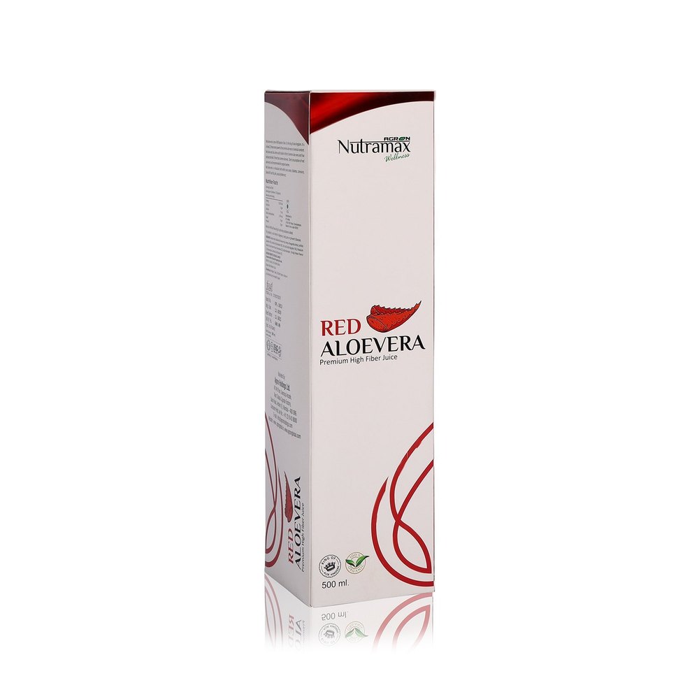 Agron Red Aleovera Juice, 500 ml, Packaging Type: Bottle