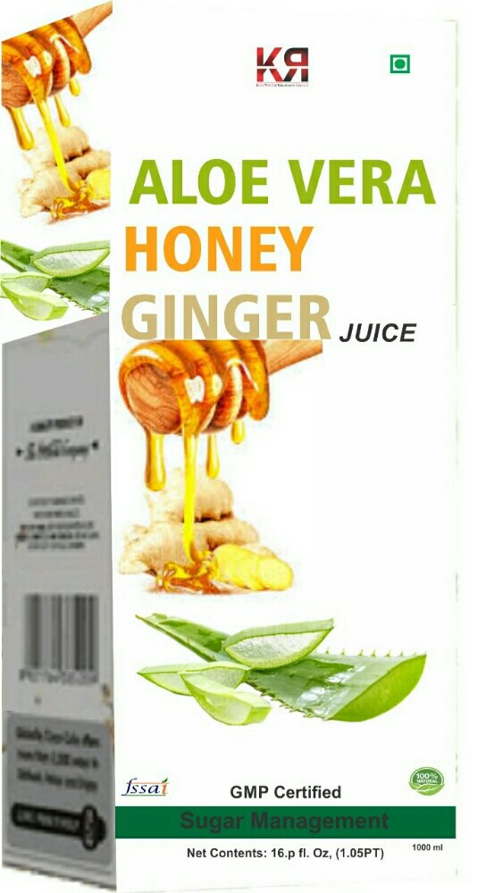 kr ALOE VERA GARLIC GINGER JUICE, 250 ml, Packaging Type: Can