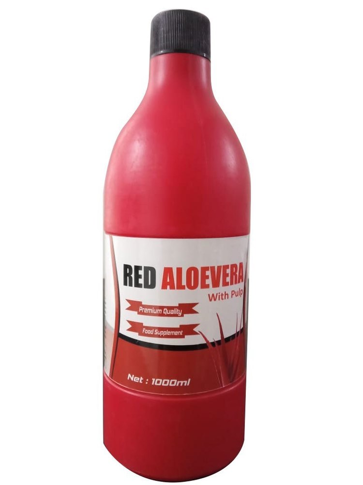 1000 ML Red Aleovera Juice, Packaging Type: Bottle