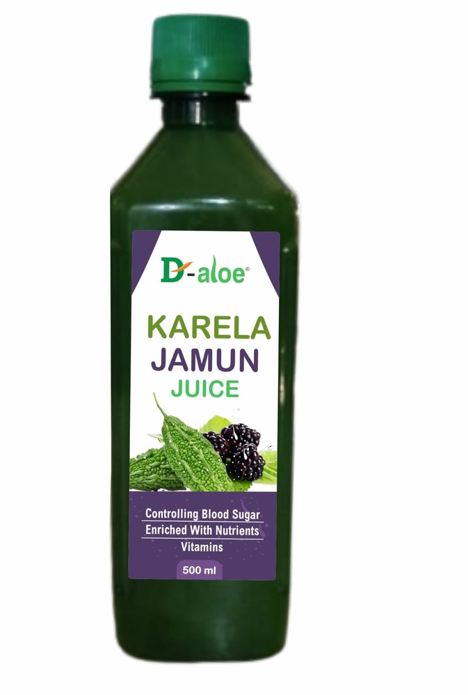 D-aloe Karela Jamun Juice, Packaging Size: 500 ml, Karela, Jamun And Aloe Vera