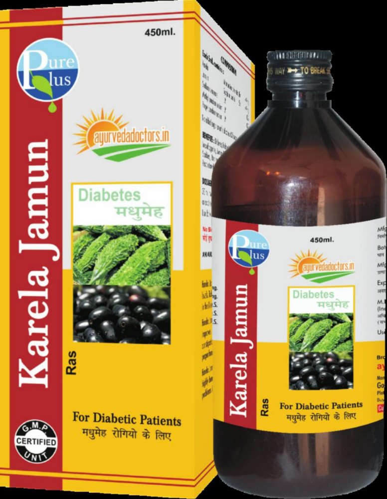 Pure Plus Karela Jamun Ras, Packaging Type: Bottle, Packaging Size: 450 Ml