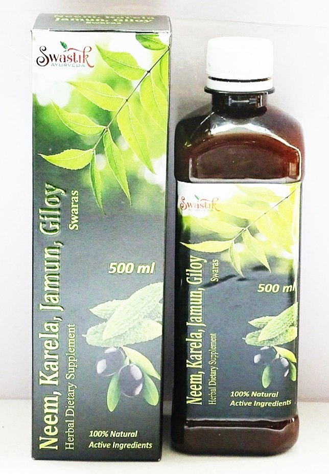 Neem Karela Jamun Giloy Juice, Packaging Size: 500ml