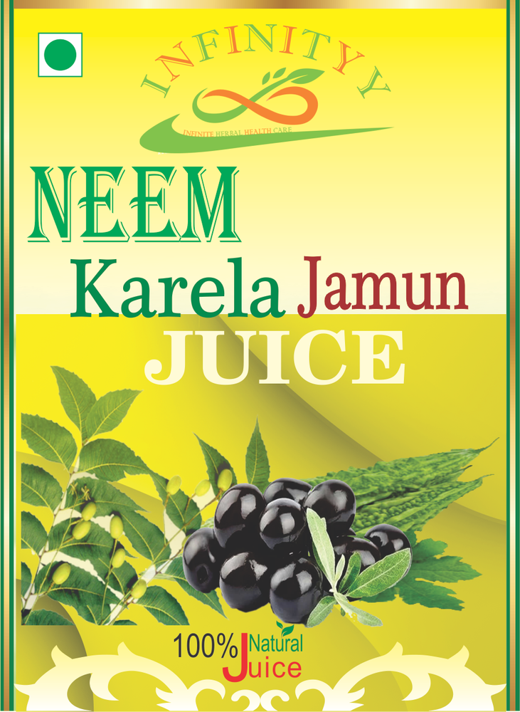 Infinity Neem Karela Jamun Juice, Packaging Size: 500ml