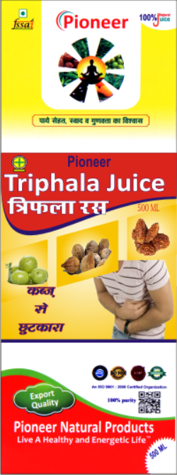 Triphala Juice 1000 Ml, Pack Type: Bottel