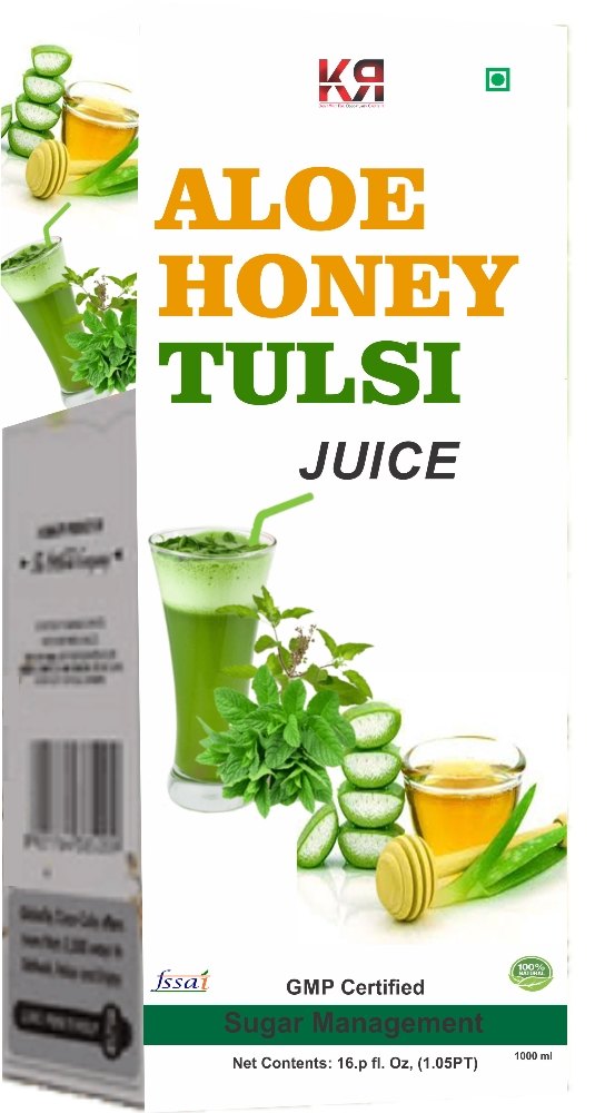 Aloe Honey Tulsi Juice, 500 Ml, 1000 Ml, Packaging Type: Box