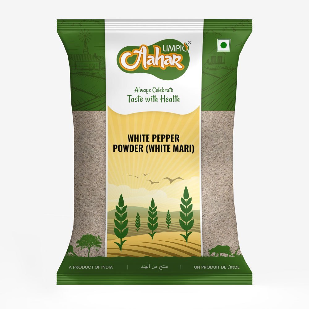 Limpio Aahar Garam Masala White Pepper Powder (White Mari), Packaging Type: Pouch