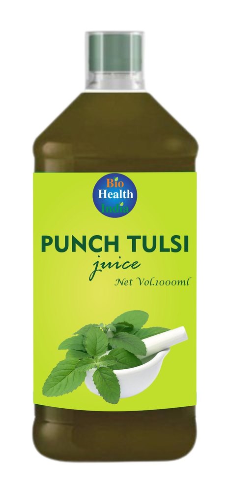 Punch Tulsi juice, 1000 ml, Packaging Type: Bottle
