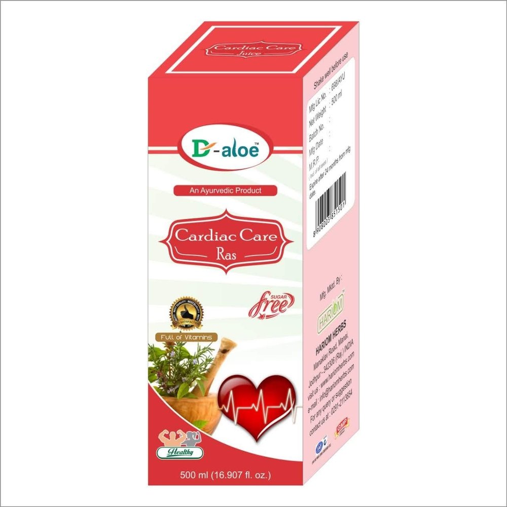 D-aloe Cardiac Care Juice, Packaging Size: 500 ml