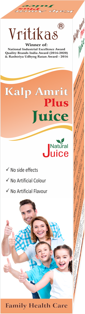 Vritika Herbotech Natural Kalp Amrit Juice, Pack Type: Beg