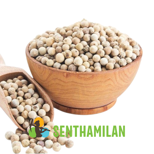 Natural Dry White Pepper (Bleached)