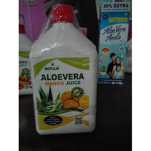 Organic Aloevera Mango Juice, Packaging Type: Bottle, Packaging Size: 500, 1000 Ml