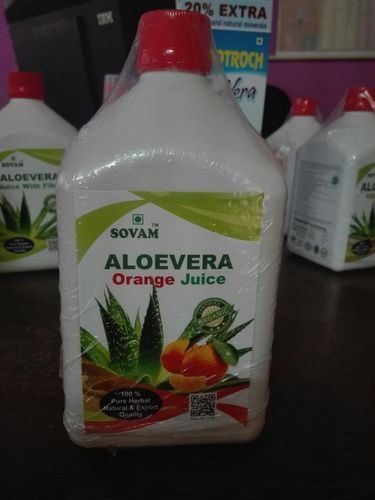 30 Ml Organic Aloe Vera Orange Juice, Packaging Type: Bottle, 1000 Ml