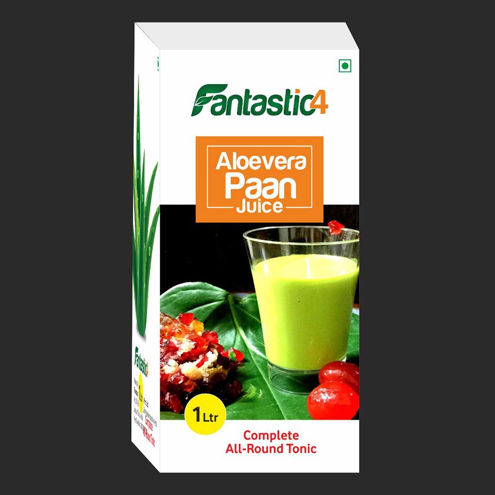 Fantastic4 Aloe Vera Paan Juice, Packaging Type: Bottle, 1 L
