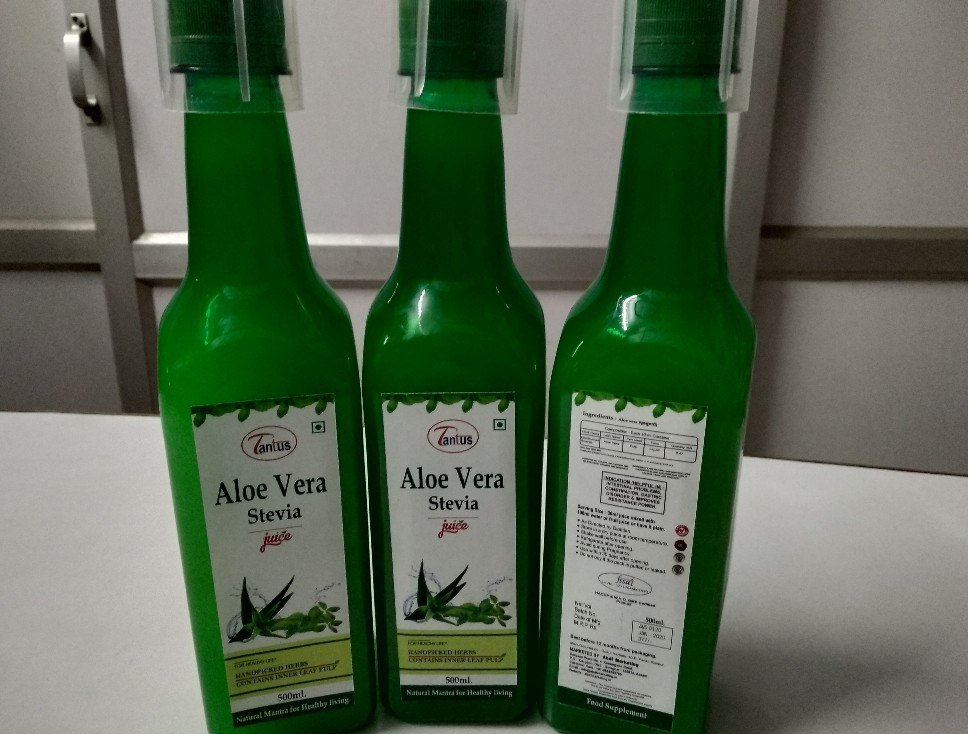 12 Months Aloevera Juice With Stevia, Packaging Type: Bottle