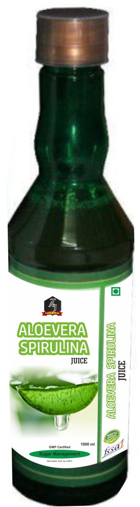 Taj Aloevera Spirulina Juice, Packaging Type: Bottle, Packaging Size: 1000 ml