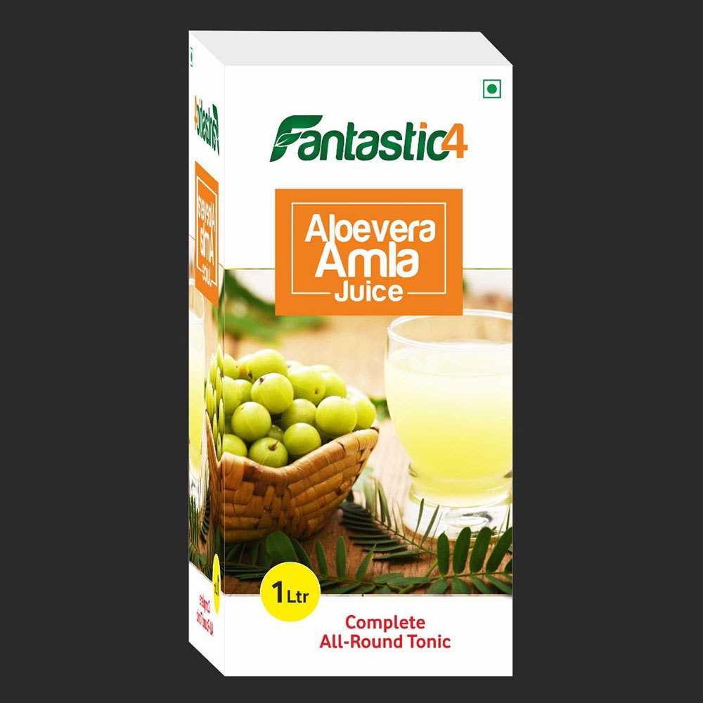 Fantastic4 Aloe Vera Amla Juice, Packaging Type: Bottle, Packaging Size: 1 L