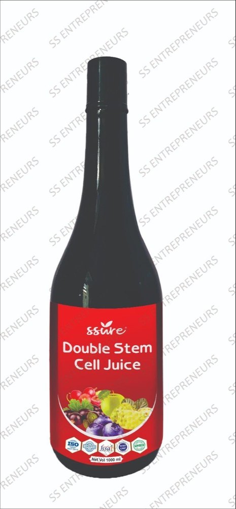 SSURE Natural Double Stem Cell Juice, 1000 ml, Packaging Type: Bottle