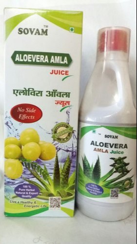 Sovam Aloe Amla Juice, Packaging Type: Bottle, Packaging Size: 500 ml