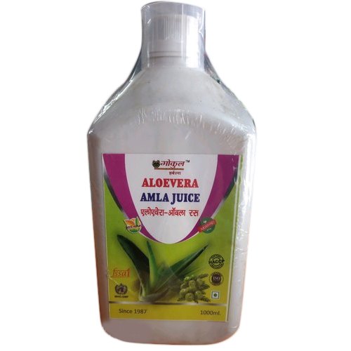 Gokul Herbals Aloe Vera Amla Juice, Pack Size: 1 L
