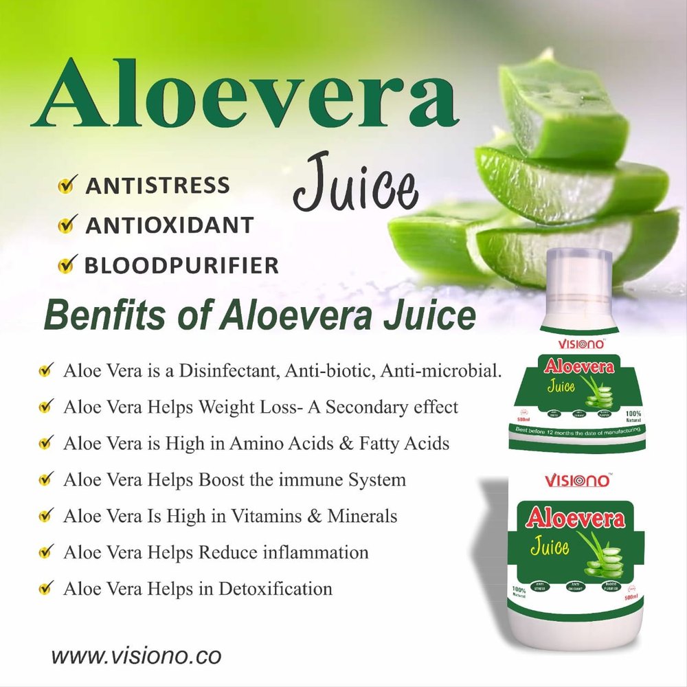 Visiono Aloe Vera Triphala Juice, Packaging Type: Bottle, Packaging Size: 500 ml