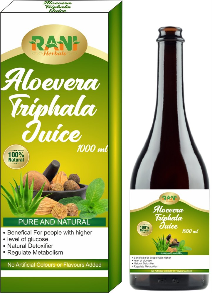 3rd Party Natural Aloe Vera Triphala Juice