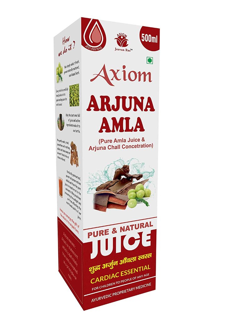 Axiom Ayurveda Arjuna Amla Herbal Juice