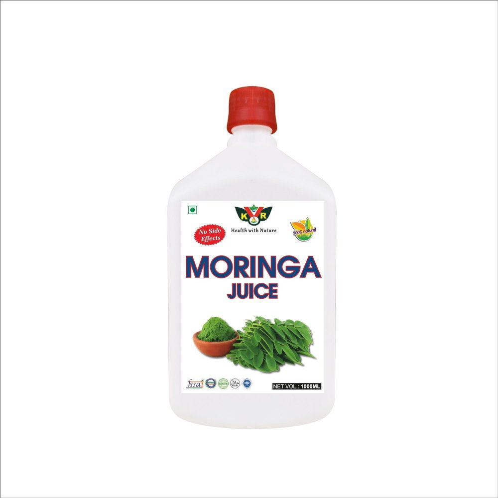 KVR Moringa Juice 1000ML, Packaging Type: Bottle