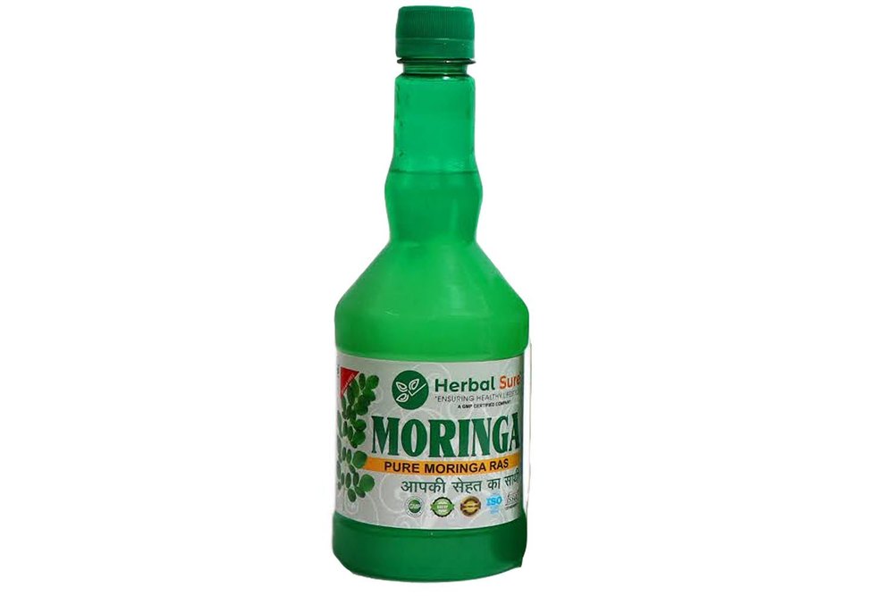 500 Ml Herbal Sure Moringa Juice, Packaging Type: Bottle