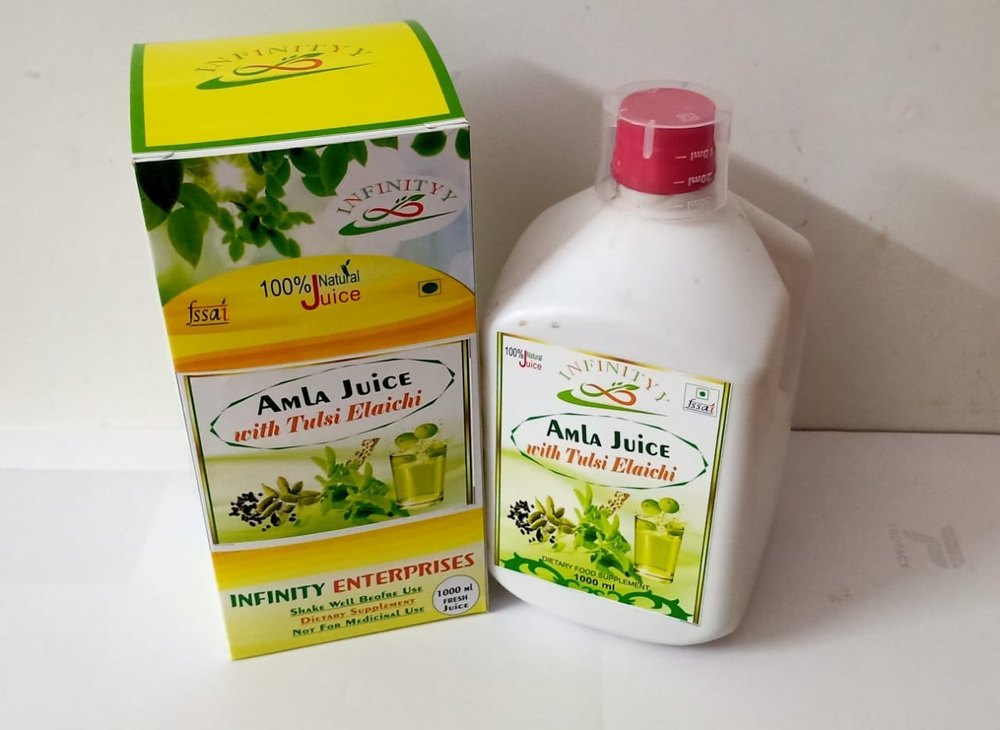 Organic Amla Tulsi Elaichi Juice